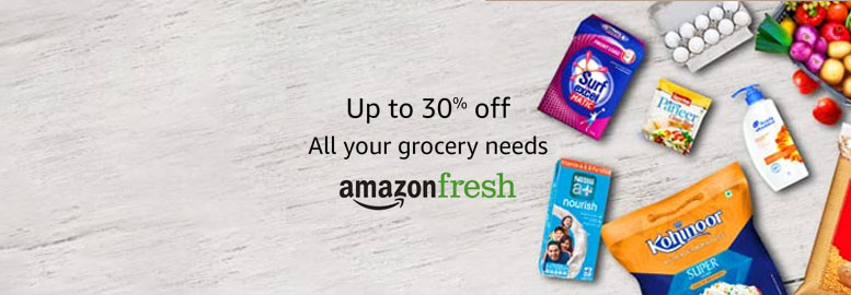 Upto 30% OFF on your Grocery needs