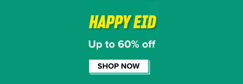 Happy Eid : Upto 60% OFF