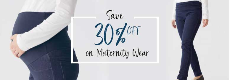 Save 30% on Maternity Wear