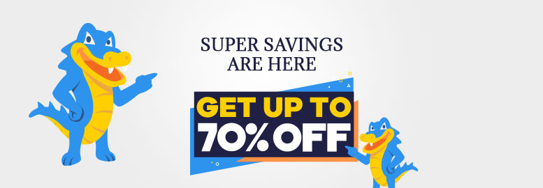 Super Savings are Here 70% OFF