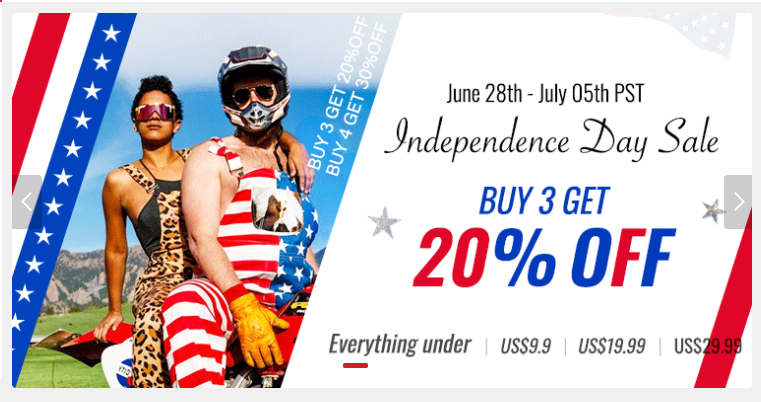 Independence Day Sale - Buy 4 Get 30% OFF