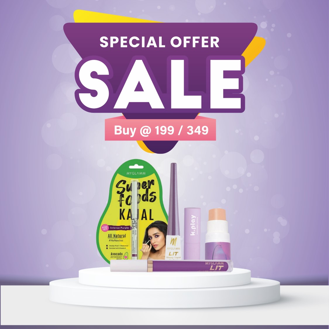 Buy Any Product @199 / 349