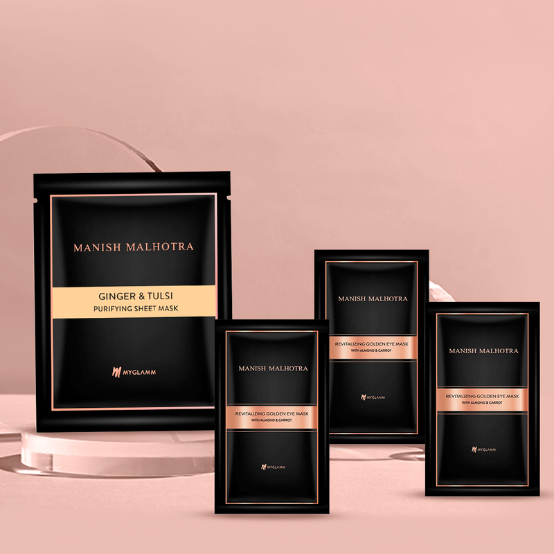 MANISH MALHOTRA SKIN & EYE DETOX - EYE & SHEET MASK COMBO