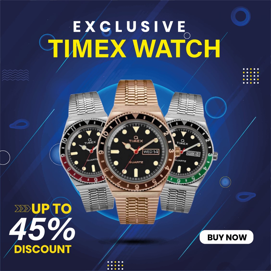 45% Off - Wrist watch for Men