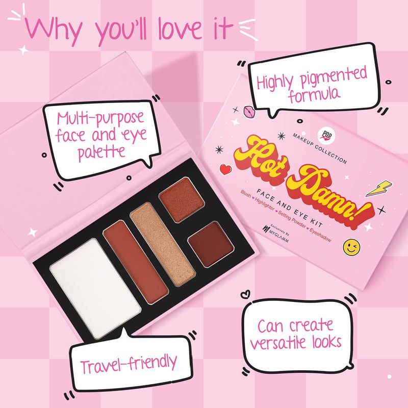 POPXO MAKEUP - HOT DAMN! - FACE & EYE KIT
